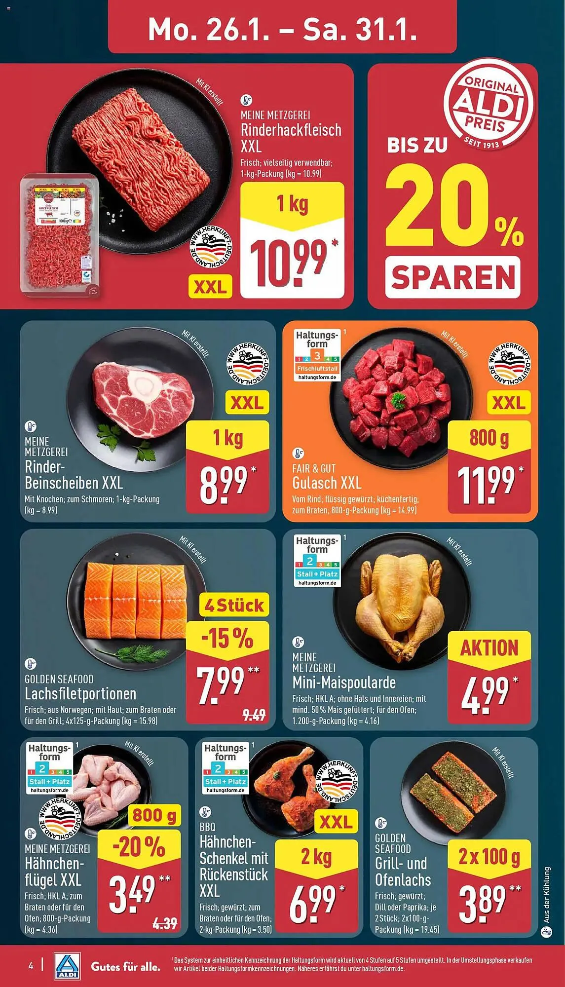 Aldi Nord Prospekt von 26. Januar bis 31. Januar 2026 - Prospekt seite 4