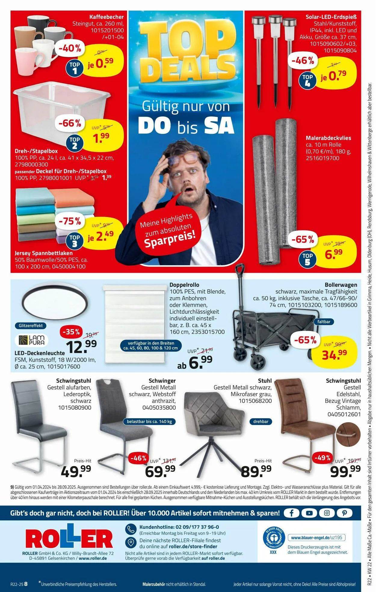 Roller Aktueller Prospekt von 25. Mai bis 31. Mai 2025 - Prospekt seite 12