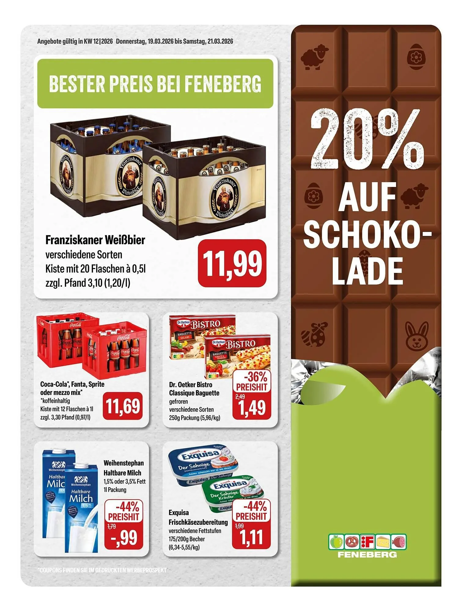 Feneberg Prospekt von 19. März bis 22. März 2026 - Prospekt seite 1