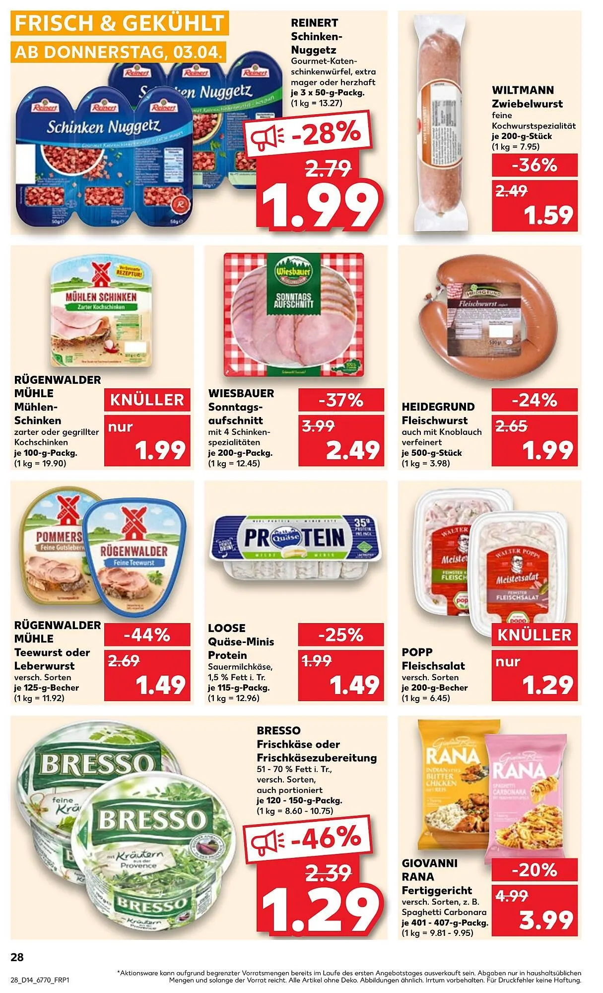 Kaufland Prospekt von 3. April bis 9. April 2025 - Prospekt seite 28