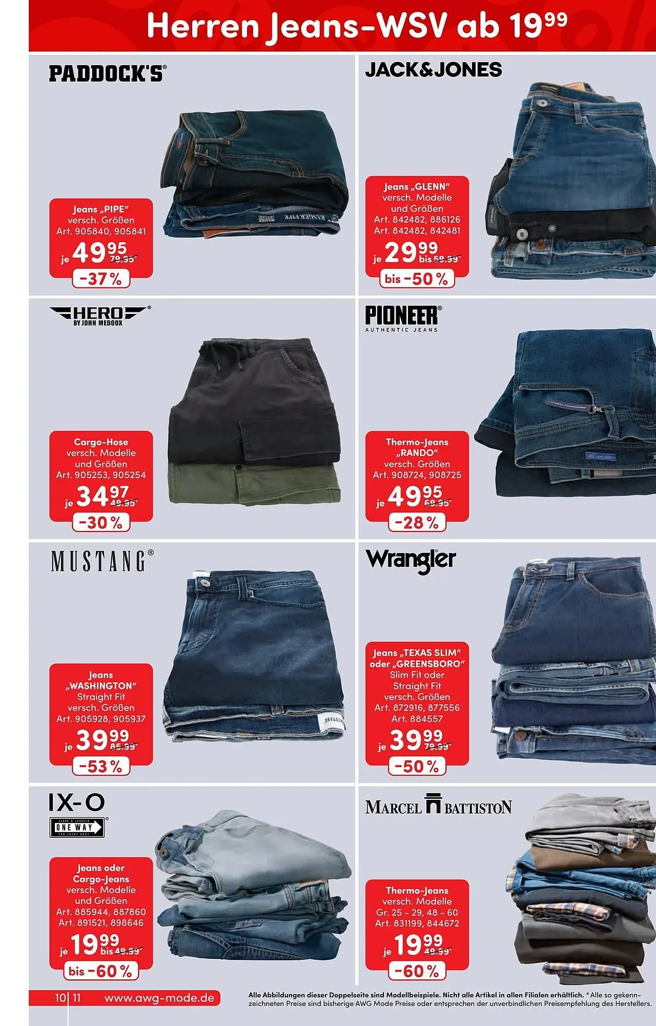 AWG Mode Prospekt von 4. Januar bis 19. Januar 2025 - Prospekt seite 10
