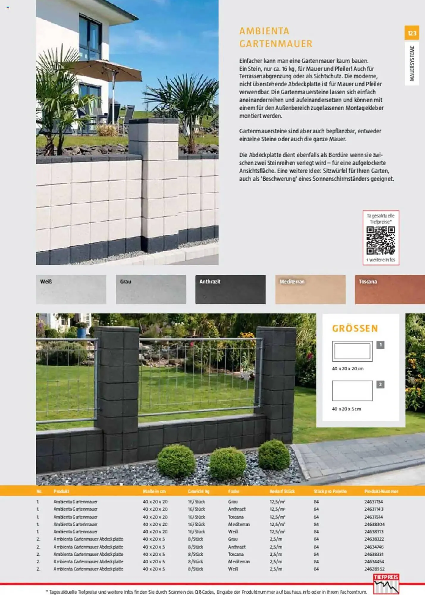 Bauhaus Prospekt von 10. März bis 30. Juni 2025 - Prospekt seite 123