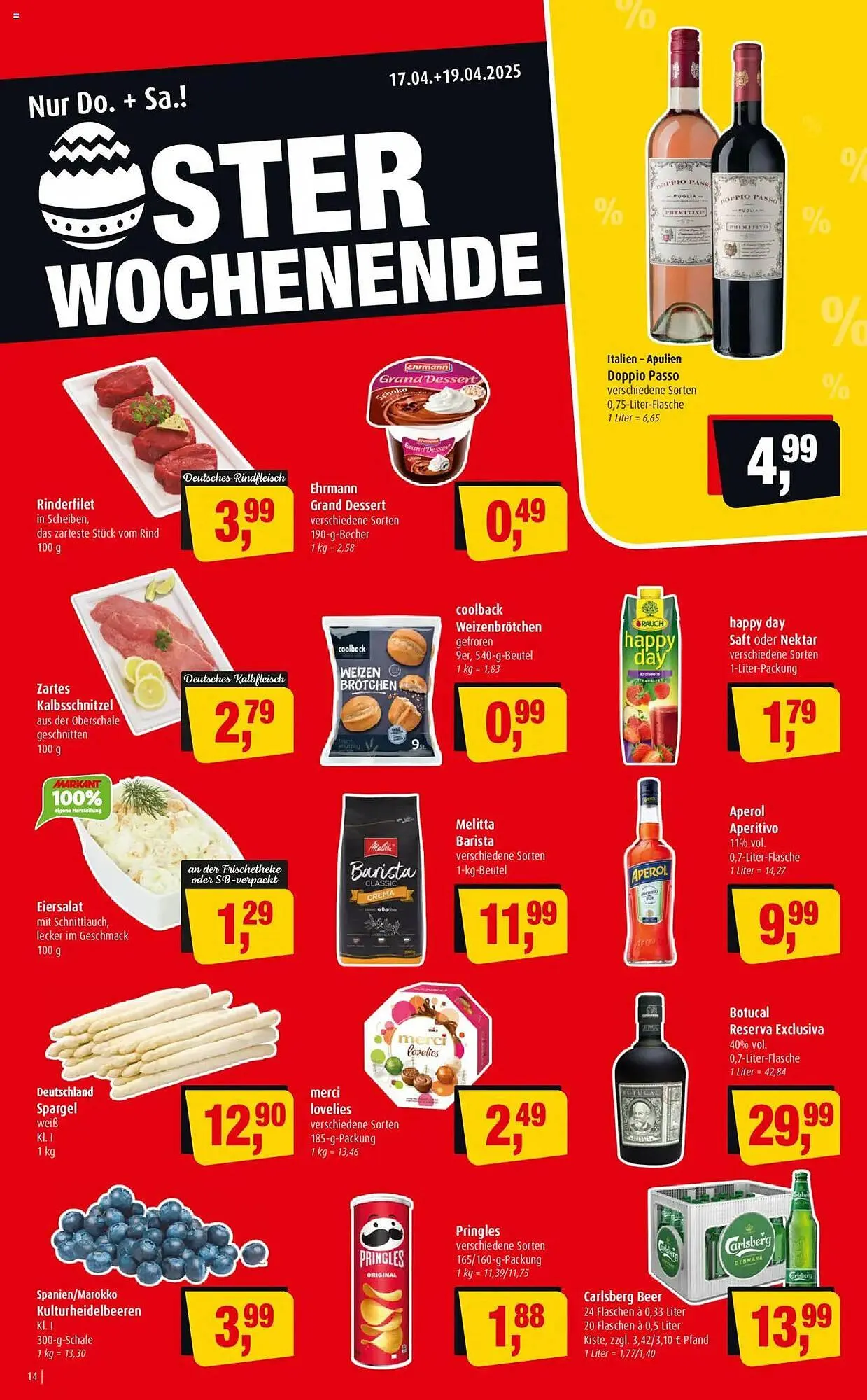 Markant Prospekt von 14. April bis 19. April 2025 - Prospekt seite 14