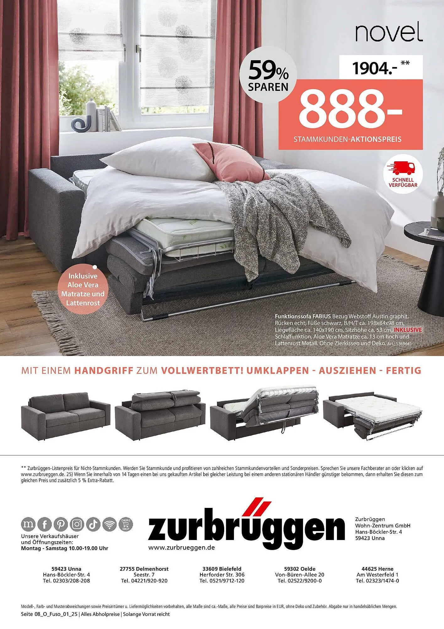 Zurbrüggen Prospekt von 1. Juni bis 30. Juni 2025 - Prospekt seite 8