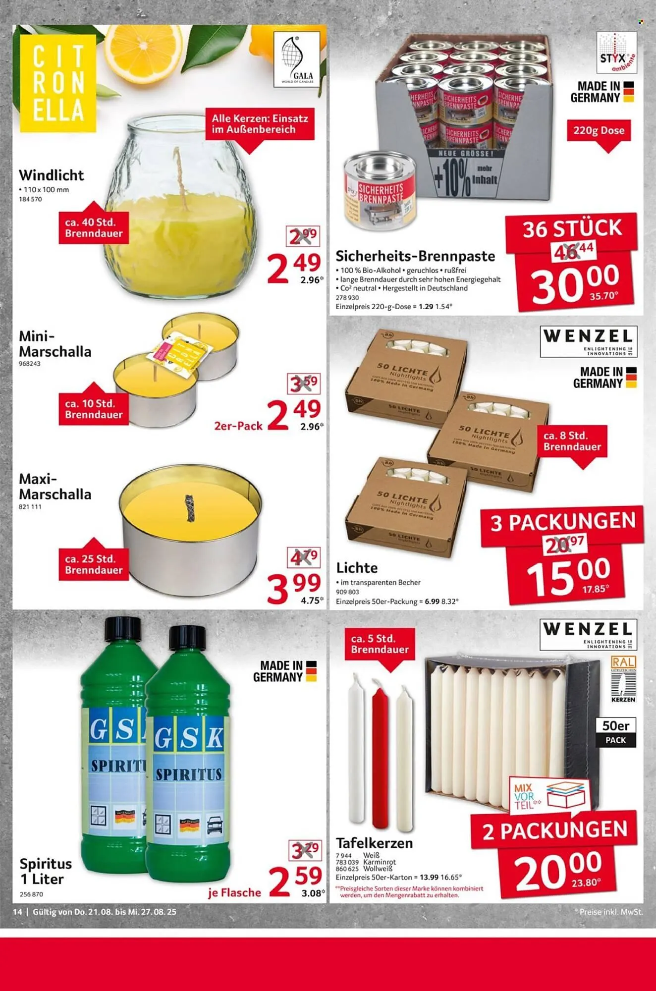 Selgros Prospekt von 21. August bis 27. August 2025 - Prospekt seite 14