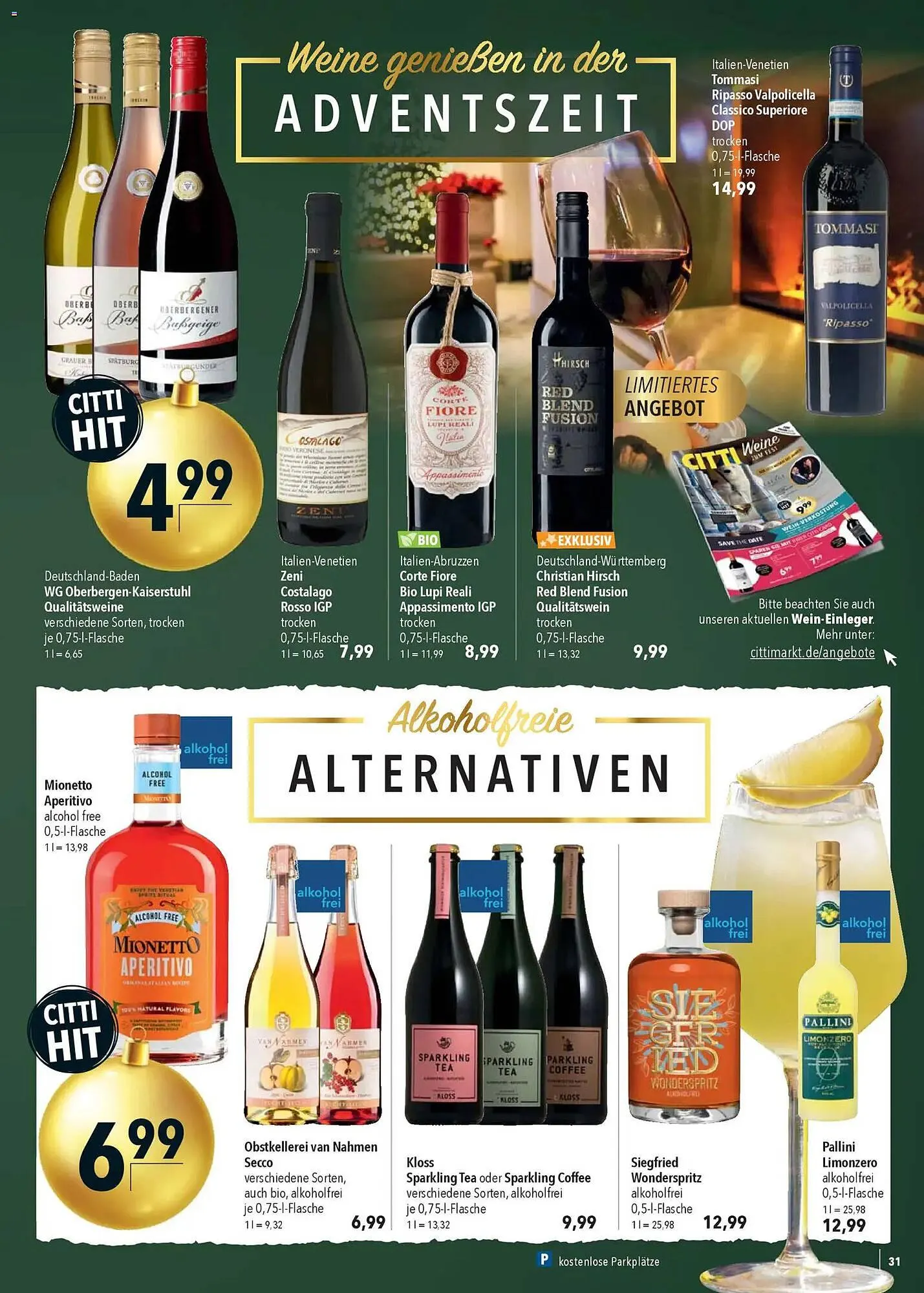 CITTI Markt Prospekt von 10. Dezember bis 16. Dezember 2025 - Prospekt seite 31