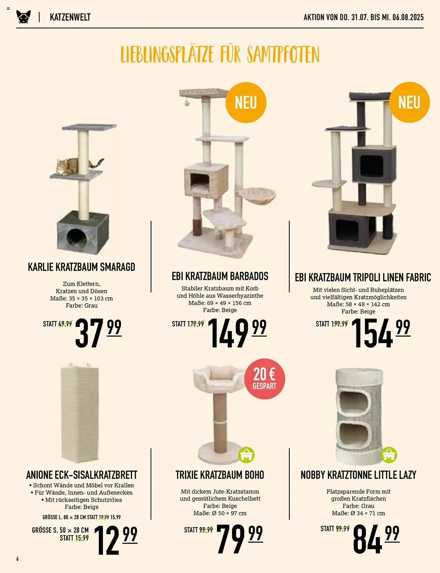 Kölle Zoo Prospekt von 30. Juli bis 6. August 2025 - Prospekt seite 6