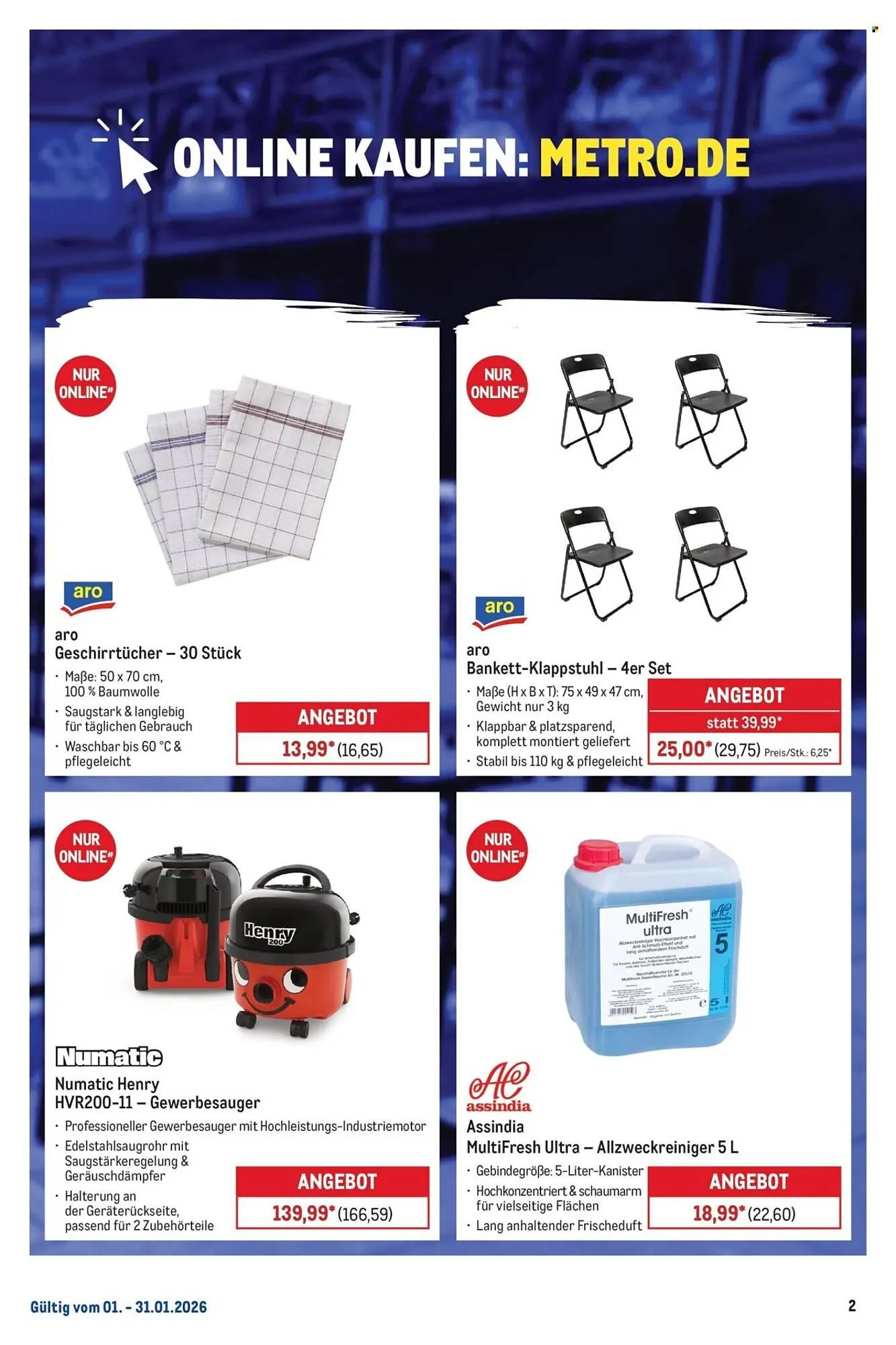 METRO Prospekt von 1. Januar bis 31. Januar 2026 - Prospekt seite 21