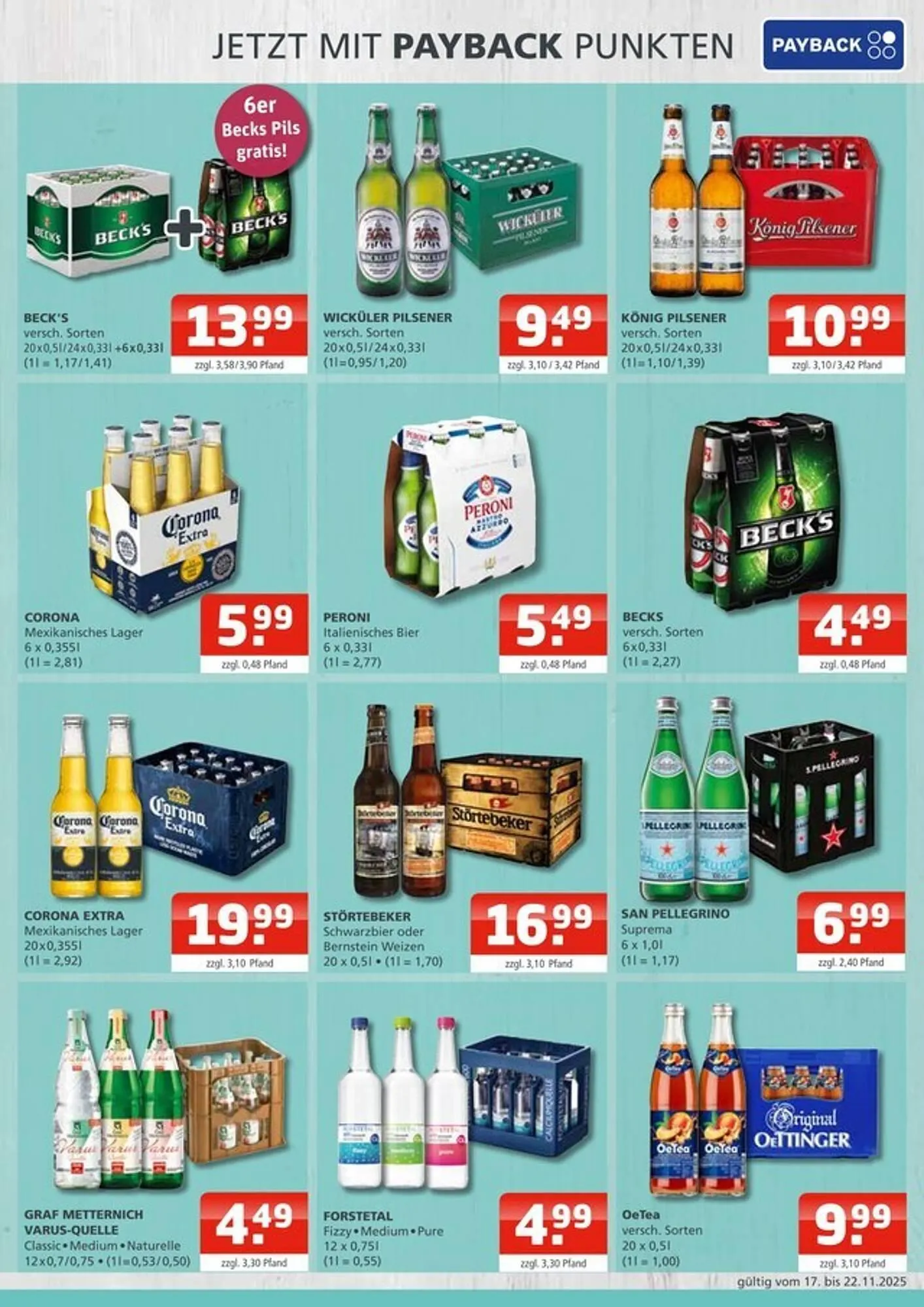 Getränke Oase Prospekt von 17. November bis 22. November 2025 - Prospekt seite 3