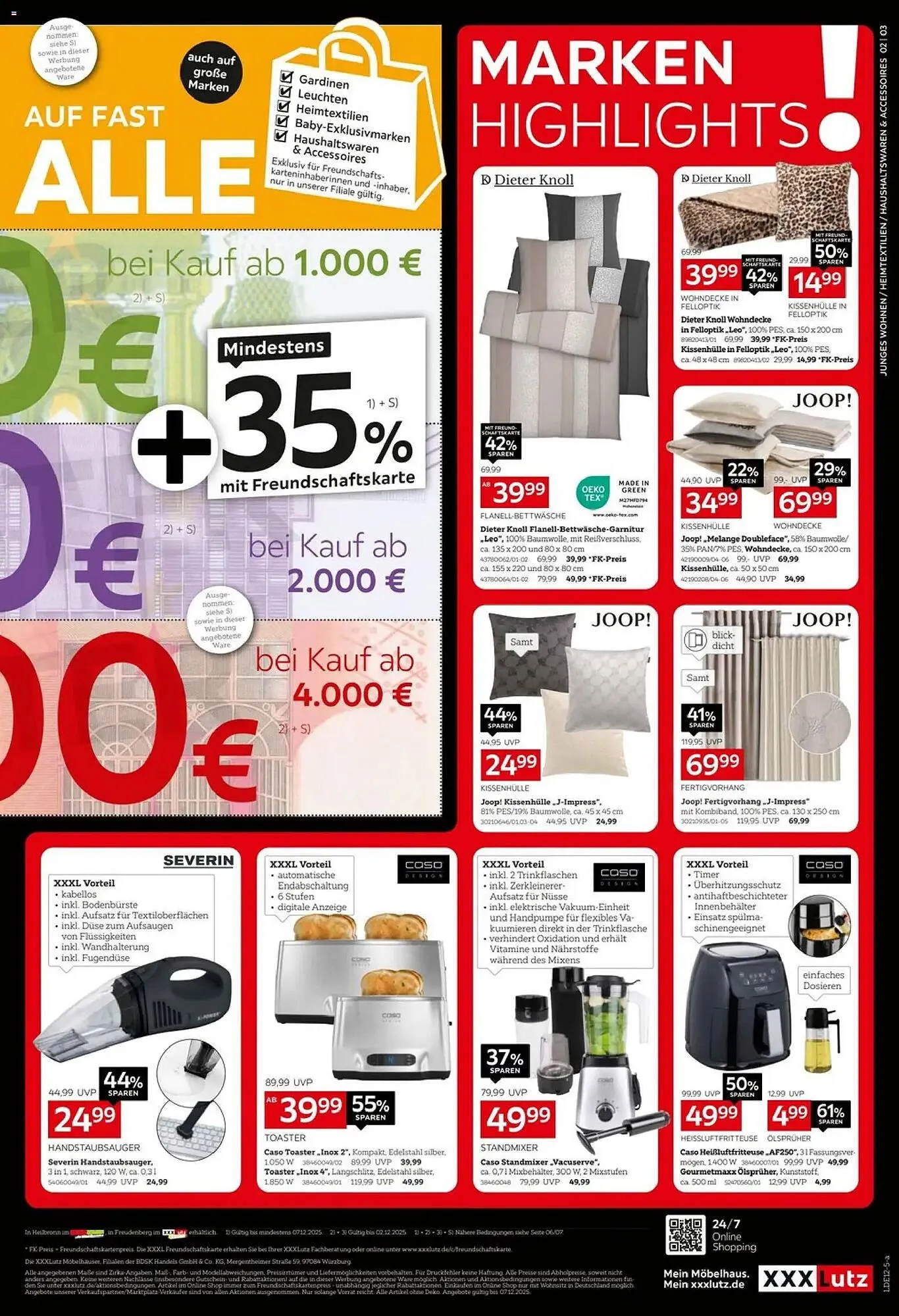 XXXLutz Prospekt von 23. November bis 7. Dezember 2025 - Prospekt seite 3