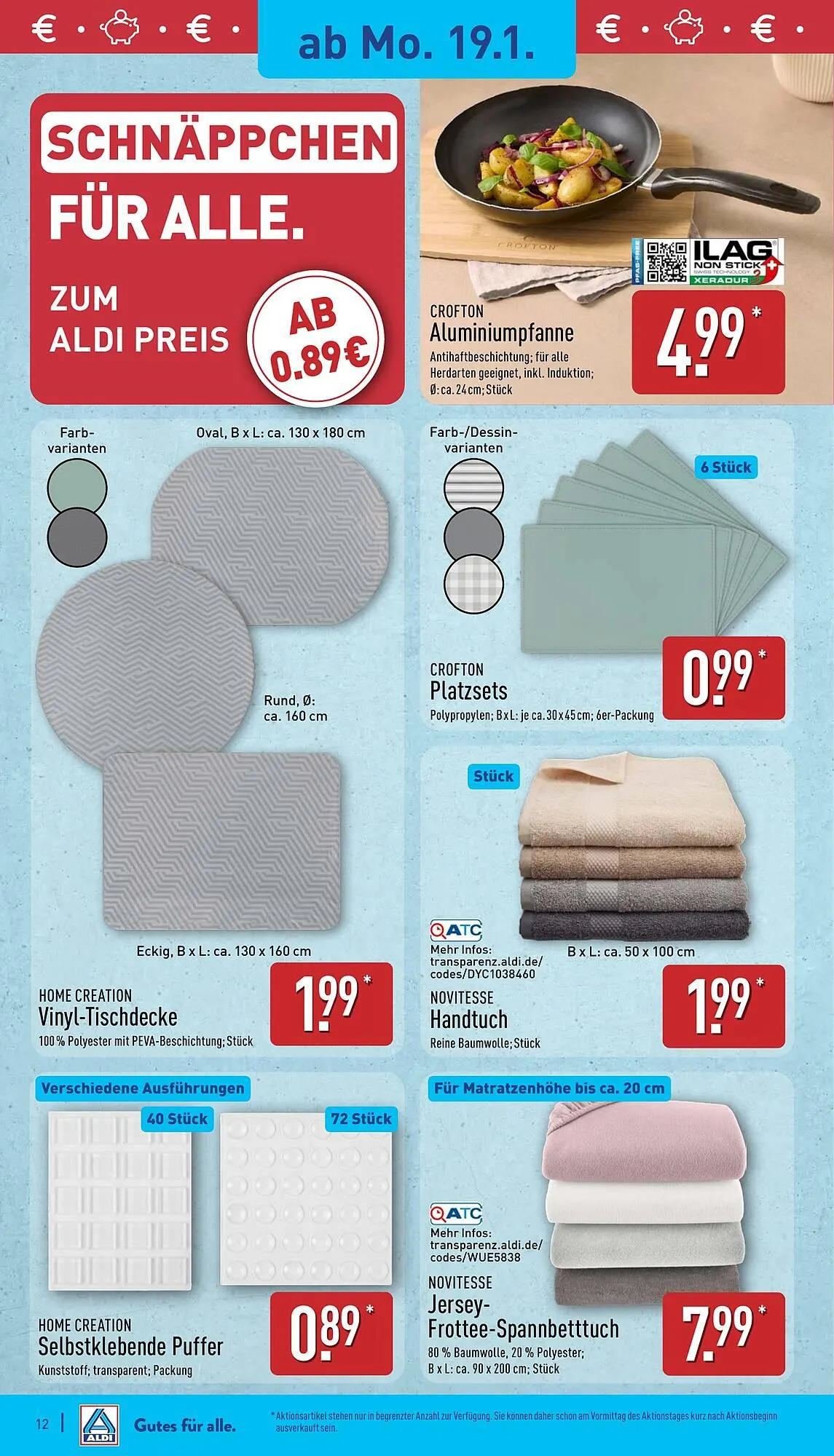 Aldi Nord Prospekt von 19. Januar bis 24. Januar 2026 - Prospekt seite 12