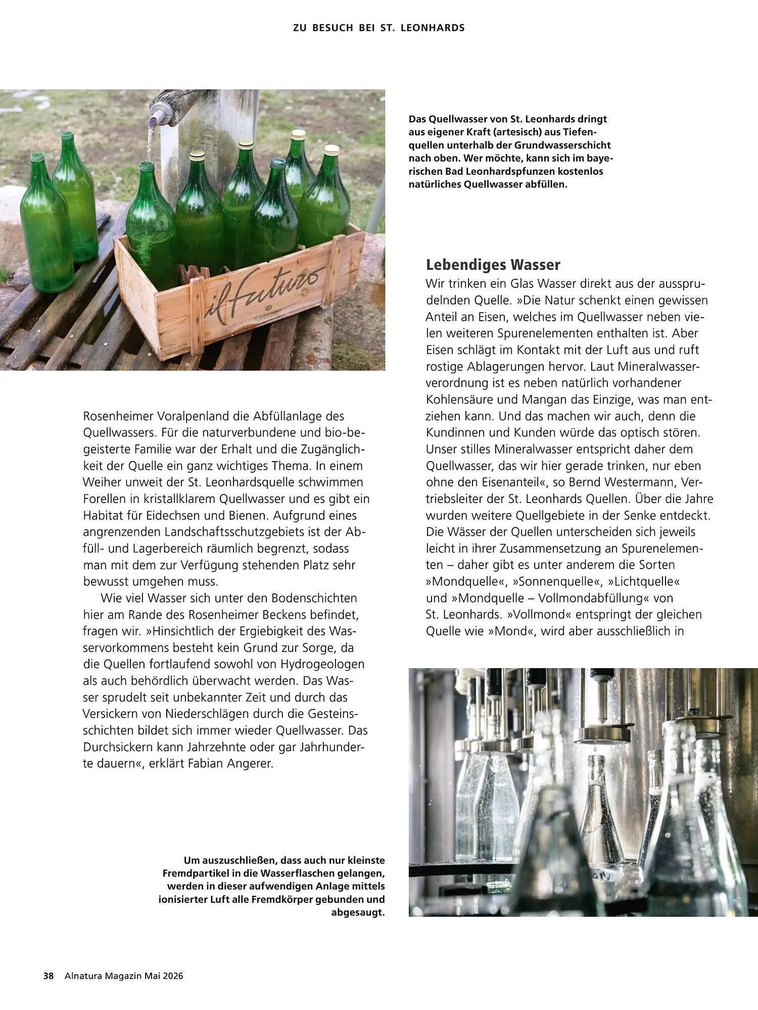 Alnatura Magazin von 1. Mai bis 1. Juni 2026 - Prospekt seite 38