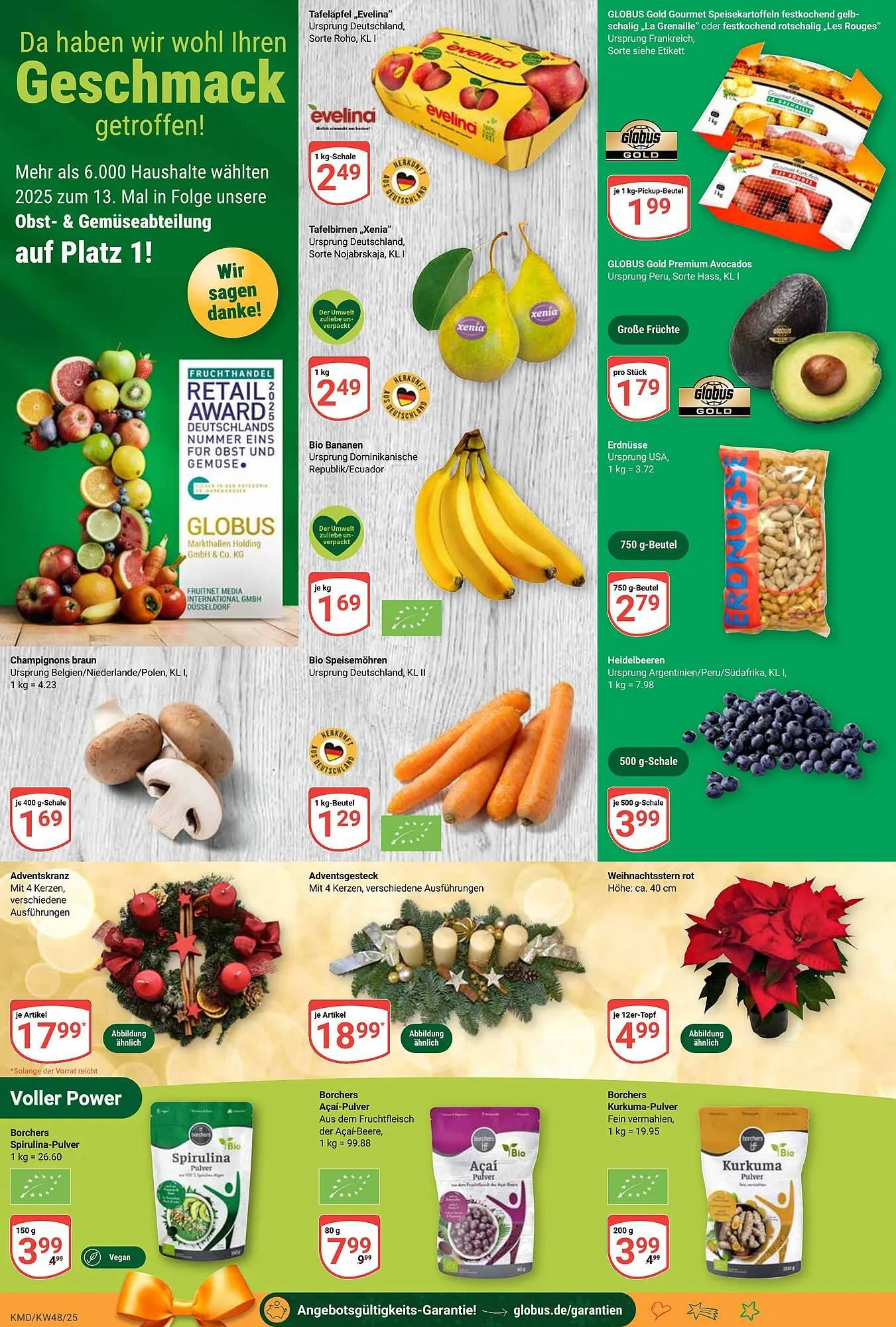 Globus Prospekt von 24. November bis 29. November 2025 - Prospekt seite 6