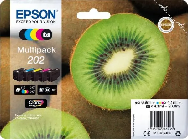 Epson 202 Claria Premium Multipack 5-farbig