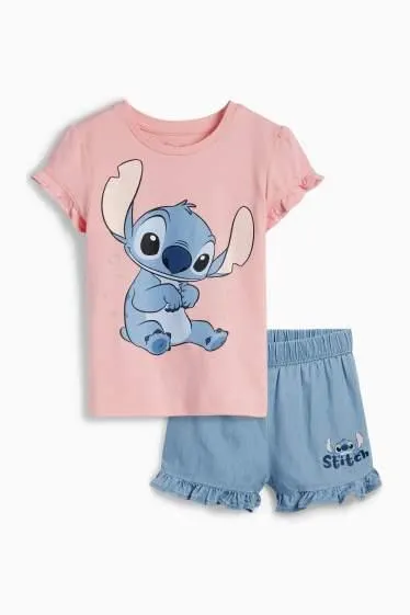 Lilo & Stitch - set - short sleeve T-shirt and shorts - 2 piece