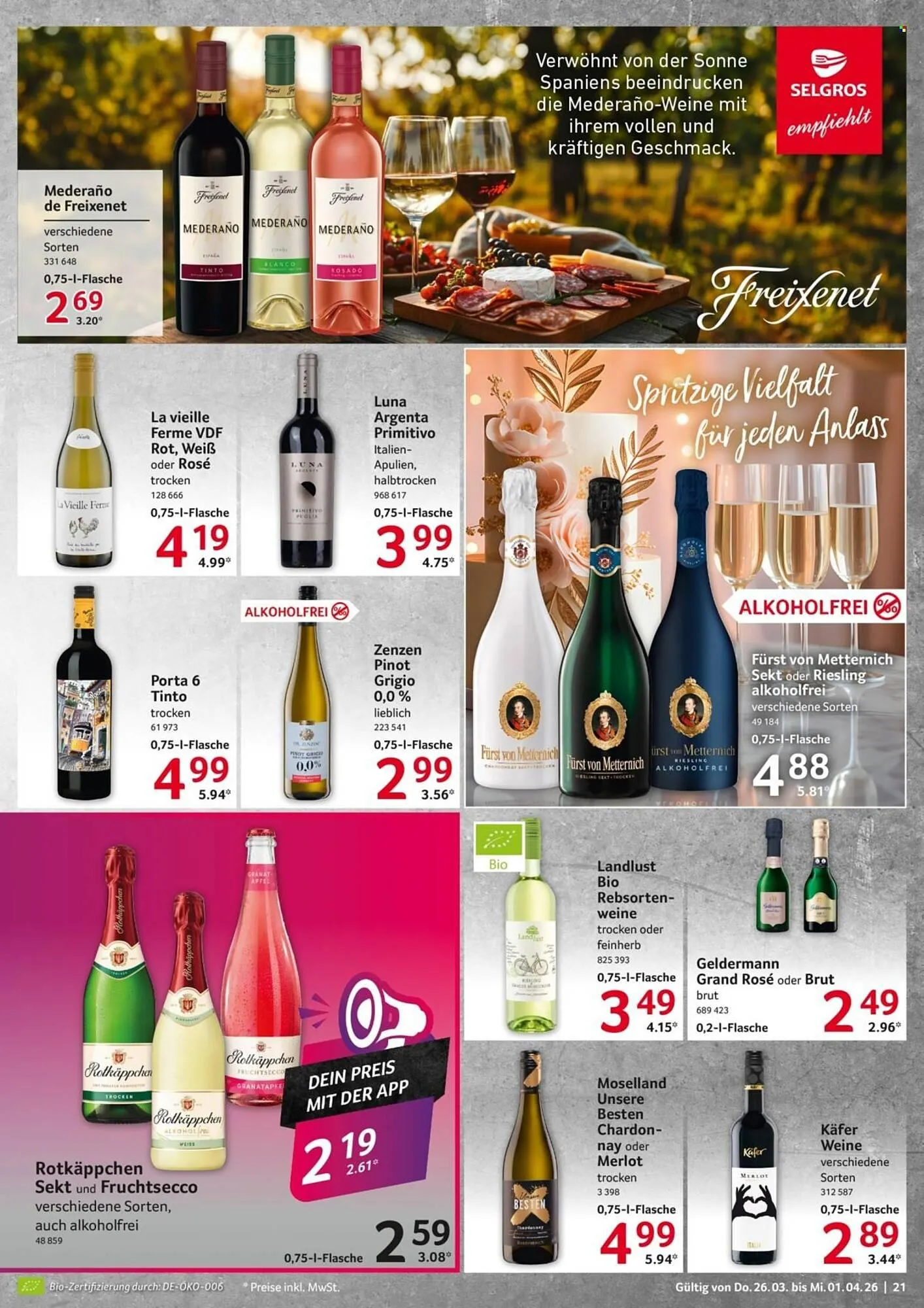 Selgros Prospekt von 26. März bis 1. April 2026 - Prospekt seite 21