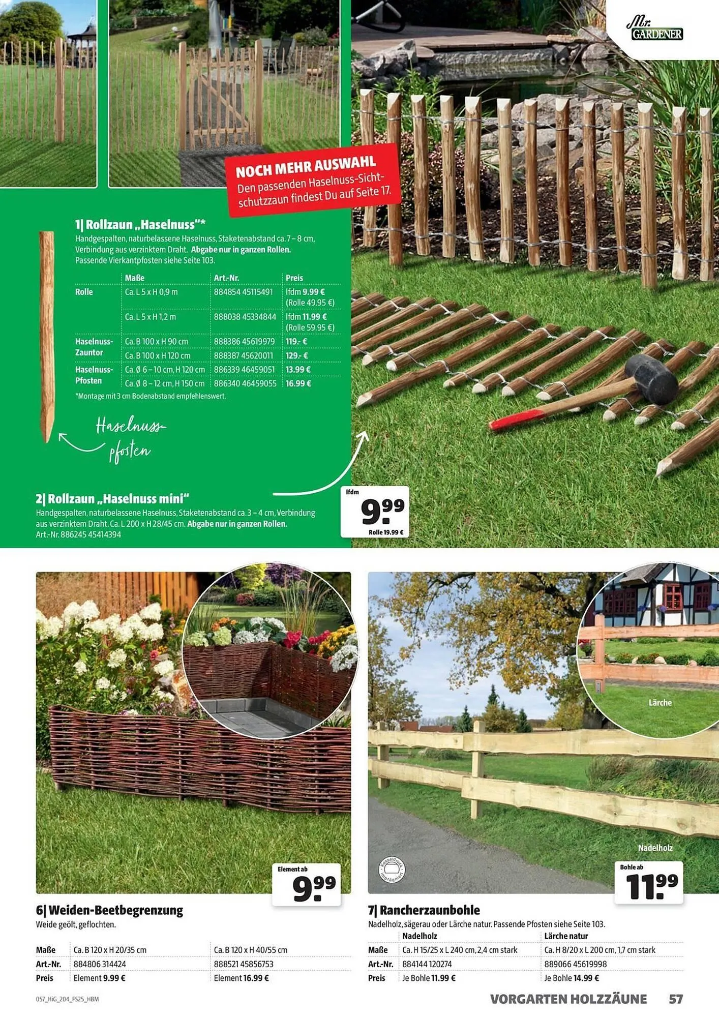 Hagebau Prospekt von 19. September bis 31. Dezember 2025 - Prospekt seite 57