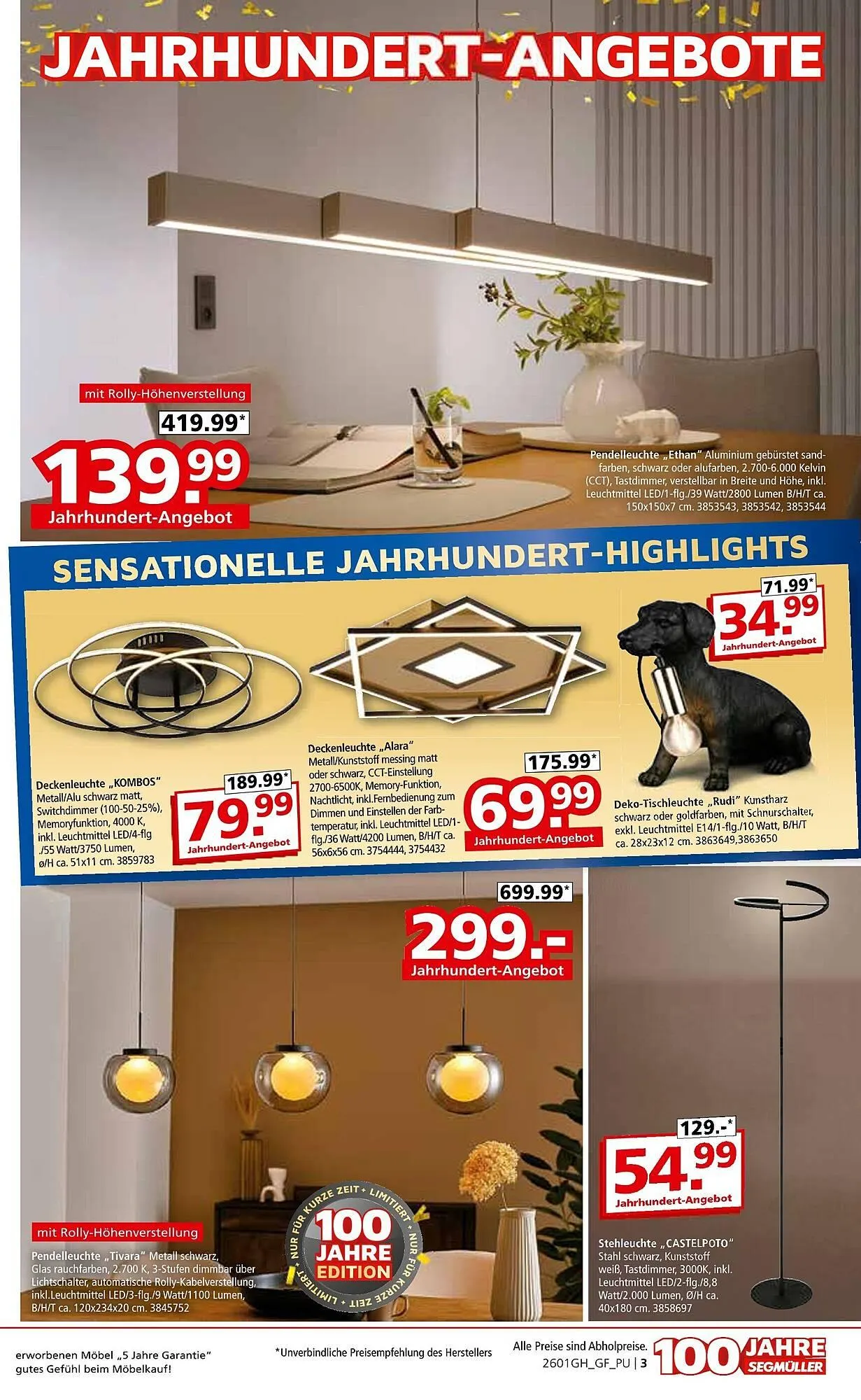 Segmüller Prospekt von 24. Dezember bis 10. Januar 2026 - Prospekt seite 3