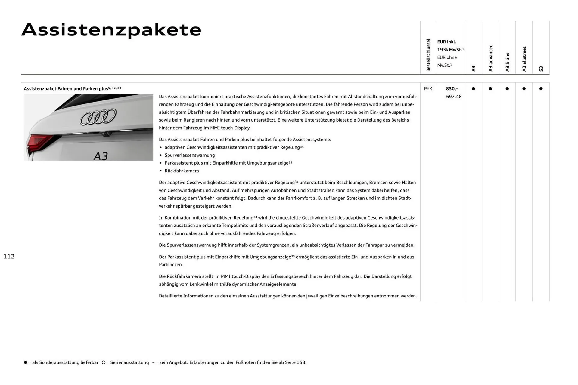 Audi Prospekt von 27. Juli bis 27. Juli 2026 - Prospekt seite 112