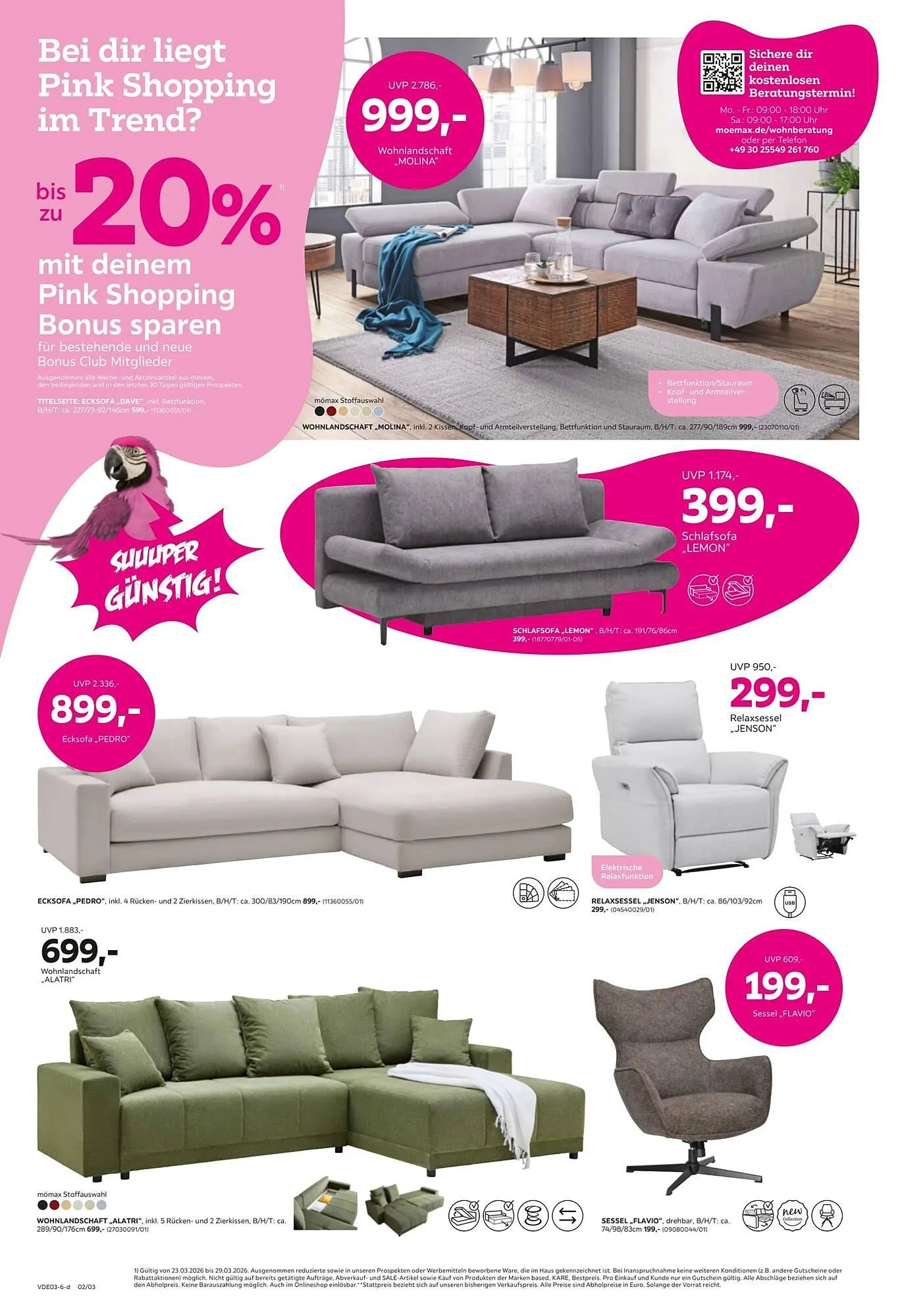Mömax Prospekt von 23. März bis 30. März 2026 - Prospekt seite 2