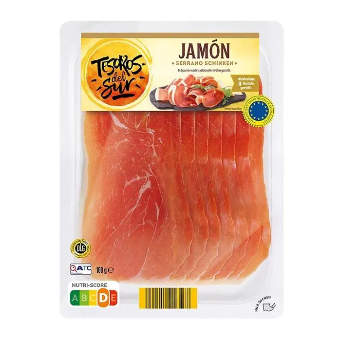 TESOROS DEL SUR Serrano Schinken Spezialitäten 100 g, Serrano