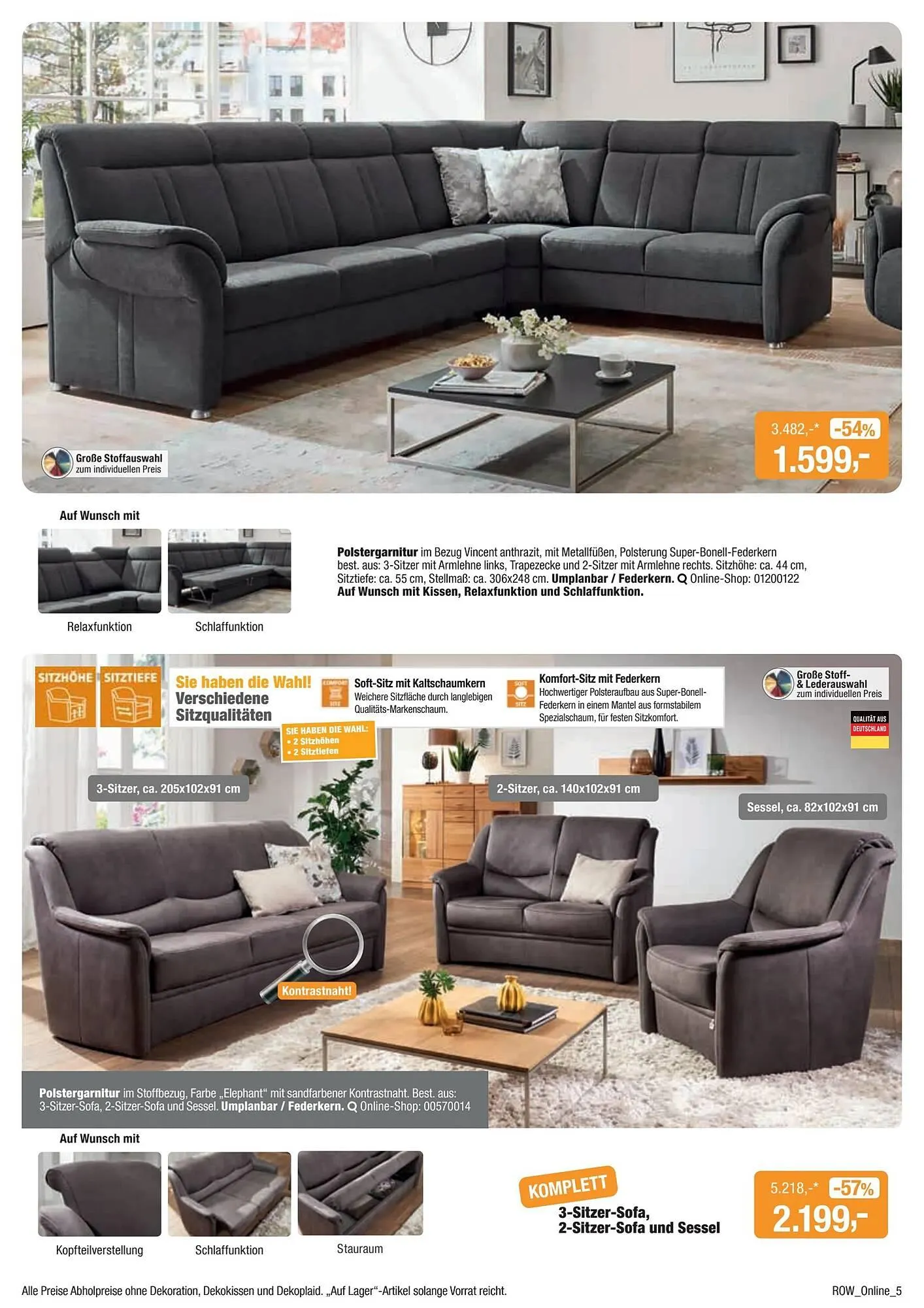 Opti Wohnwelt Prospekt von 9. Dezember bis 19. Dezember 2026 - Prospekt seite 5