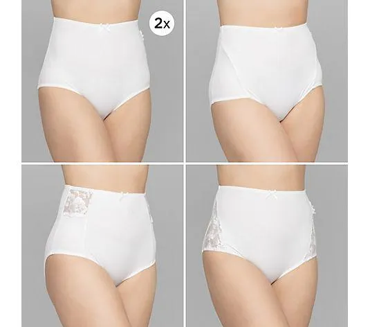 LITTLE ROSE 5 Maxislips Mikrofasermischung Stickerei und Basic