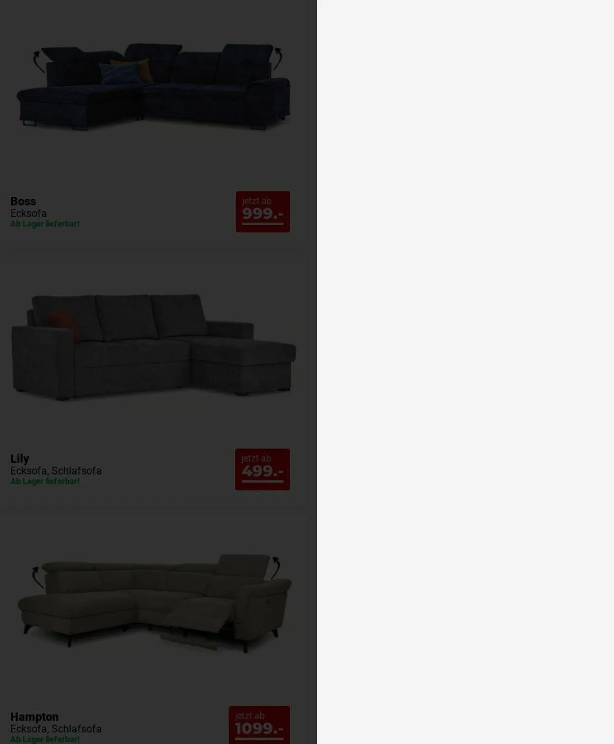 Seats and Sofas von 15. Dezember bis 24. Dezember 2025 - Prospekt seite 10