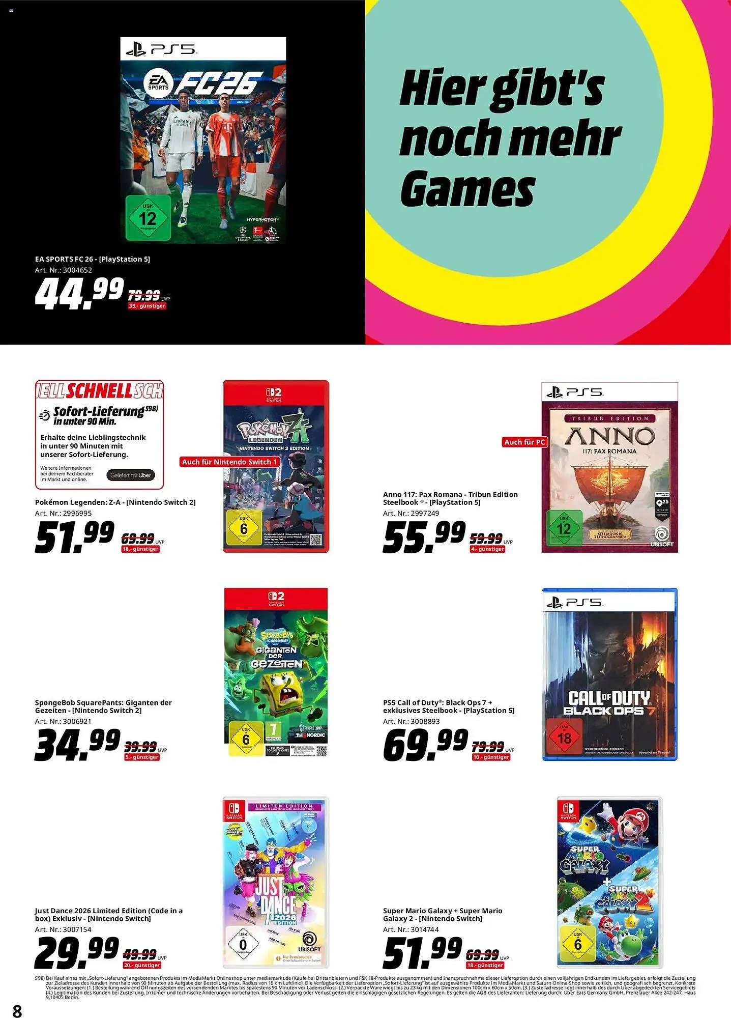 Saturn Prospekt von 13. November bis 27. November 2025 - Prospekt seite 8