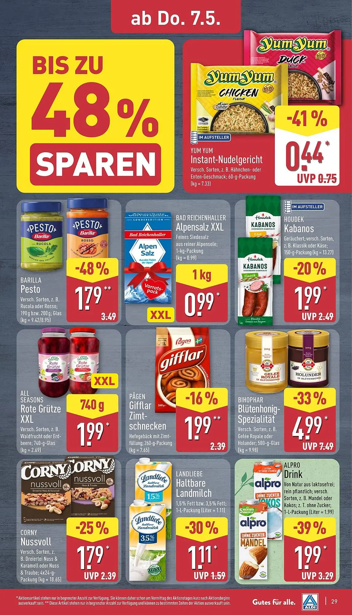 Aldi Nord Prospekt von 4. Mai bis 9. Mai 2026 - Prospekt seite 29