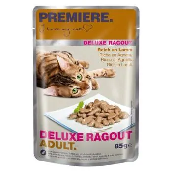 PREMIERE Deluxe Ragout Adult Reich an Lamm 22x85 g