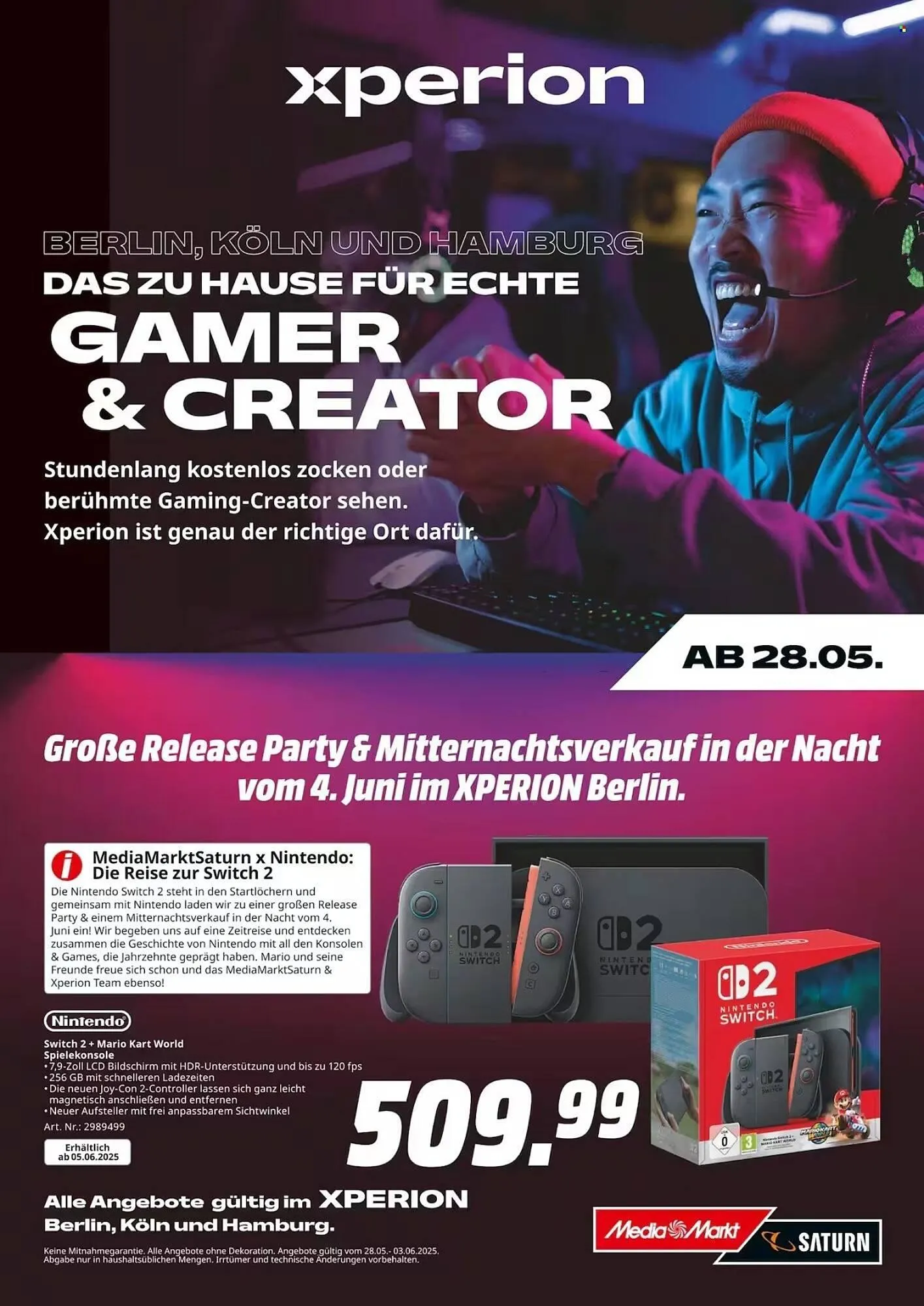 Saturn Prospekt von 28. Mai bis 3. Juni 2025 - Prospekt seite 1