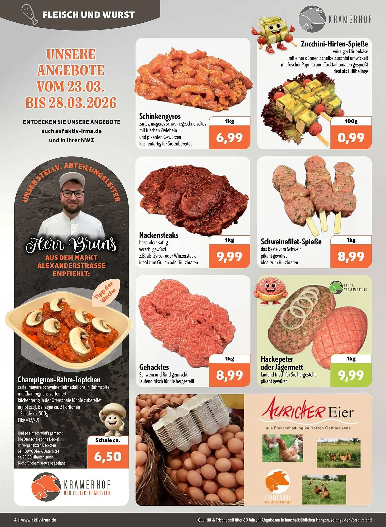 Aktiv Irma Prospekt von 23. März bis 28. März 2026 - Prospekt seite 4
