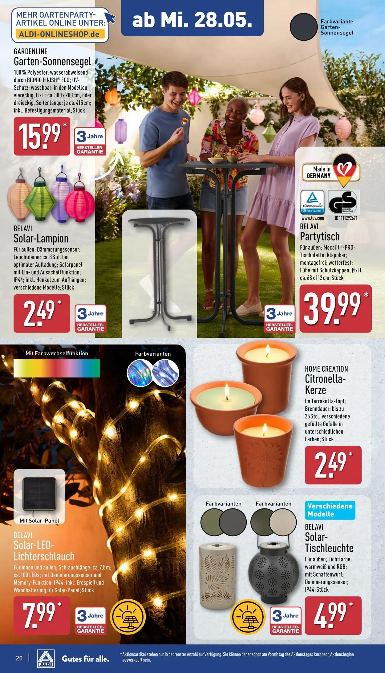 Aldi-Nord von 19. Mai bis 24. Mai 2025 - Prospekt seite 20