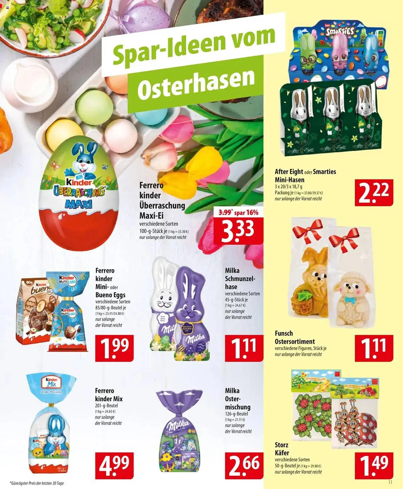 Famila Nord Ost Prospekt von 14. April bis 19. April 2025 - Prospekt seite 11