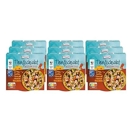 Dreimaster Thunfischsalat Western Style 160 g, 9er Pack