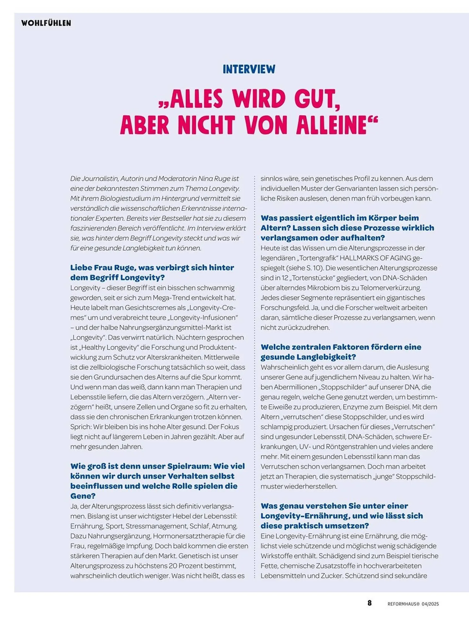 Reformhaus Prospekt von 1. April bis 30. April 2025 - Prospekt seite 8