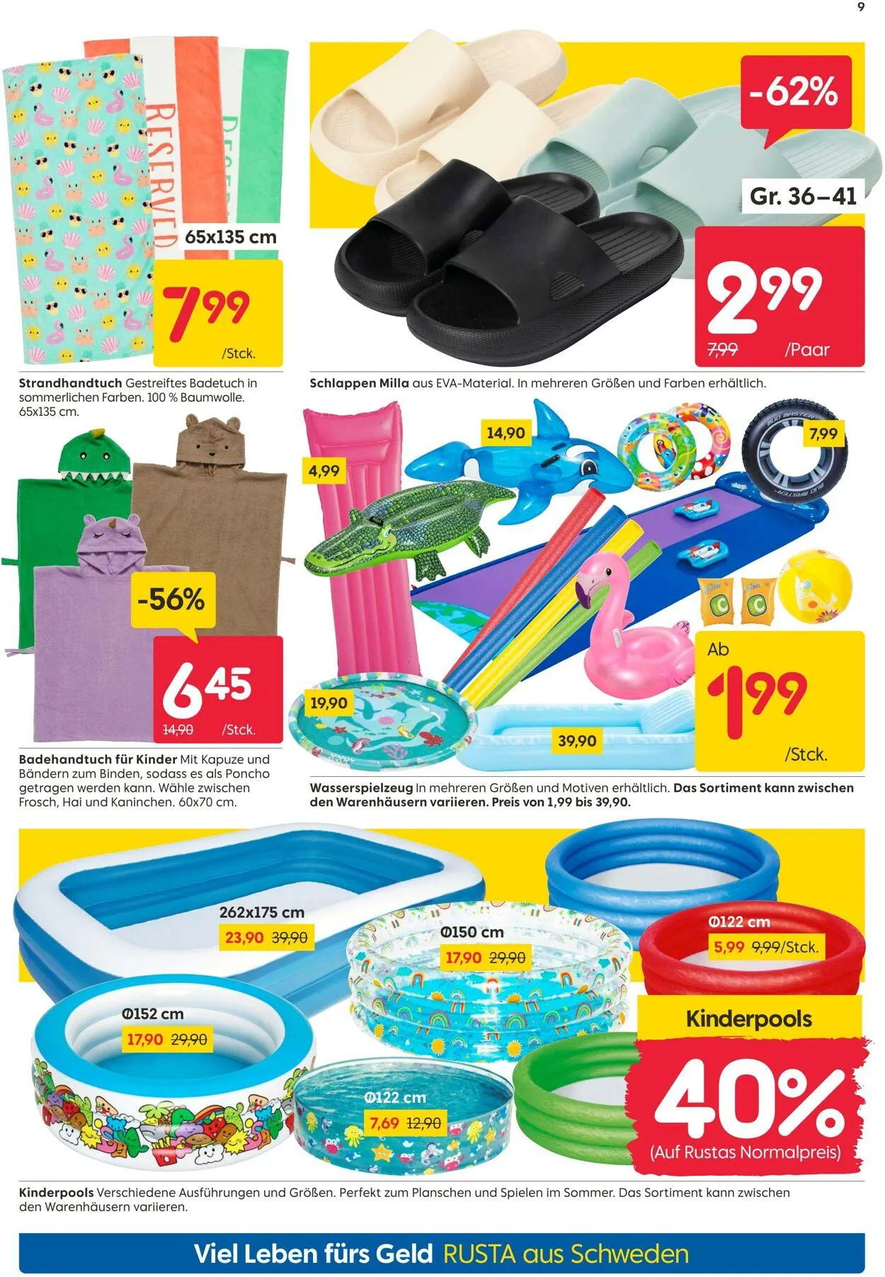 Rusta von 5. Mai bis 19. Mai 2025 - Prospekt seite 9