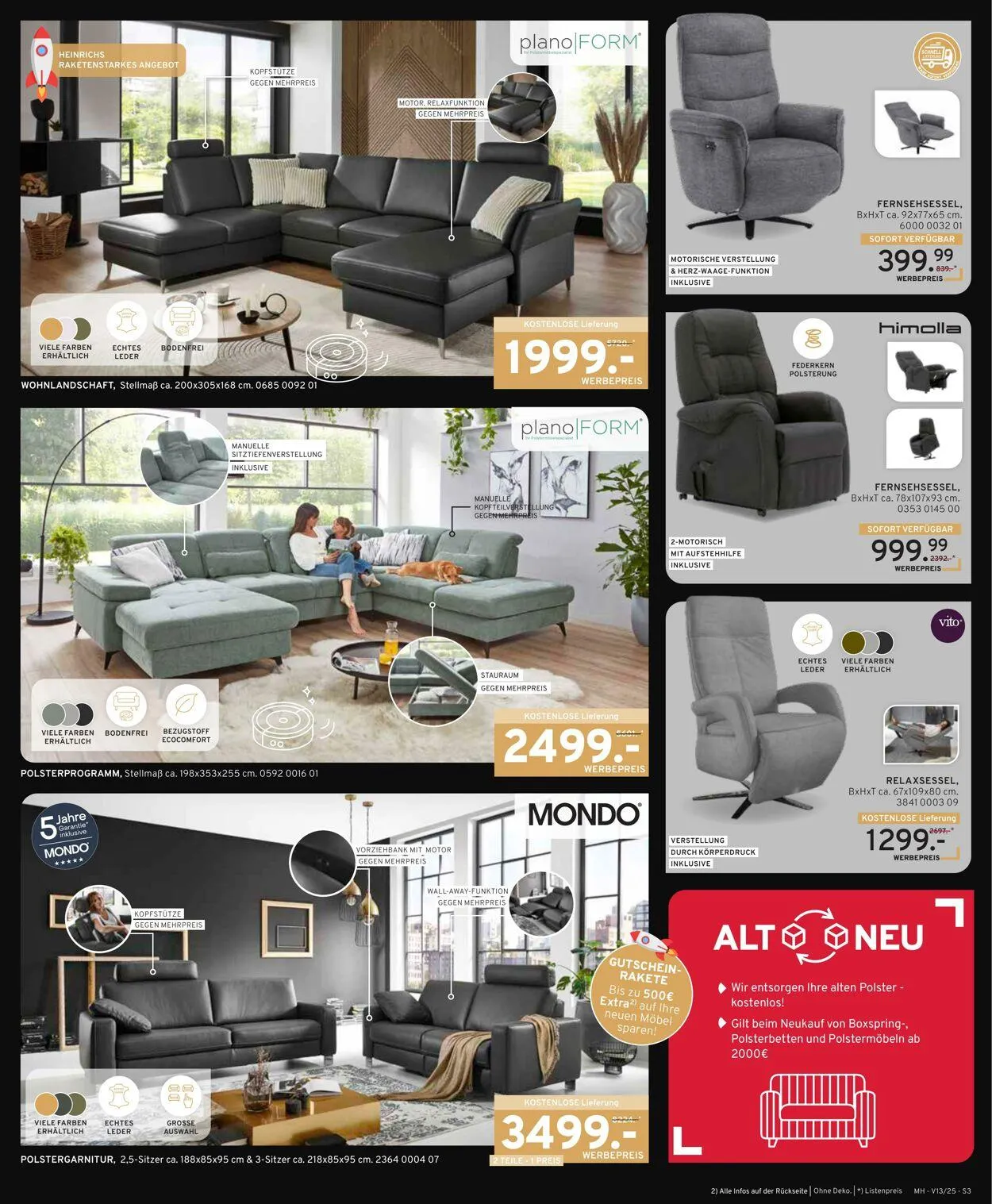 Möbel Heinrich Aktueller Prospekt von 20. Dezember bis 11. Januar 2026 - Prospekt seite 3