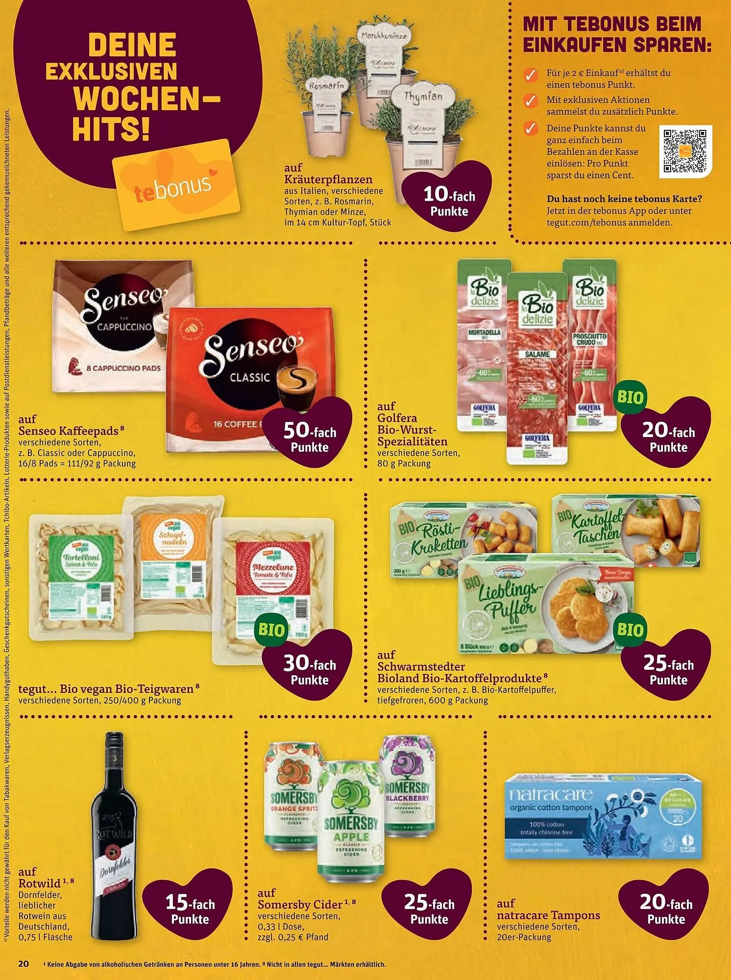 Tegut Prospekt von 30. März bis 4. April 2026 - Prospekt seite 22