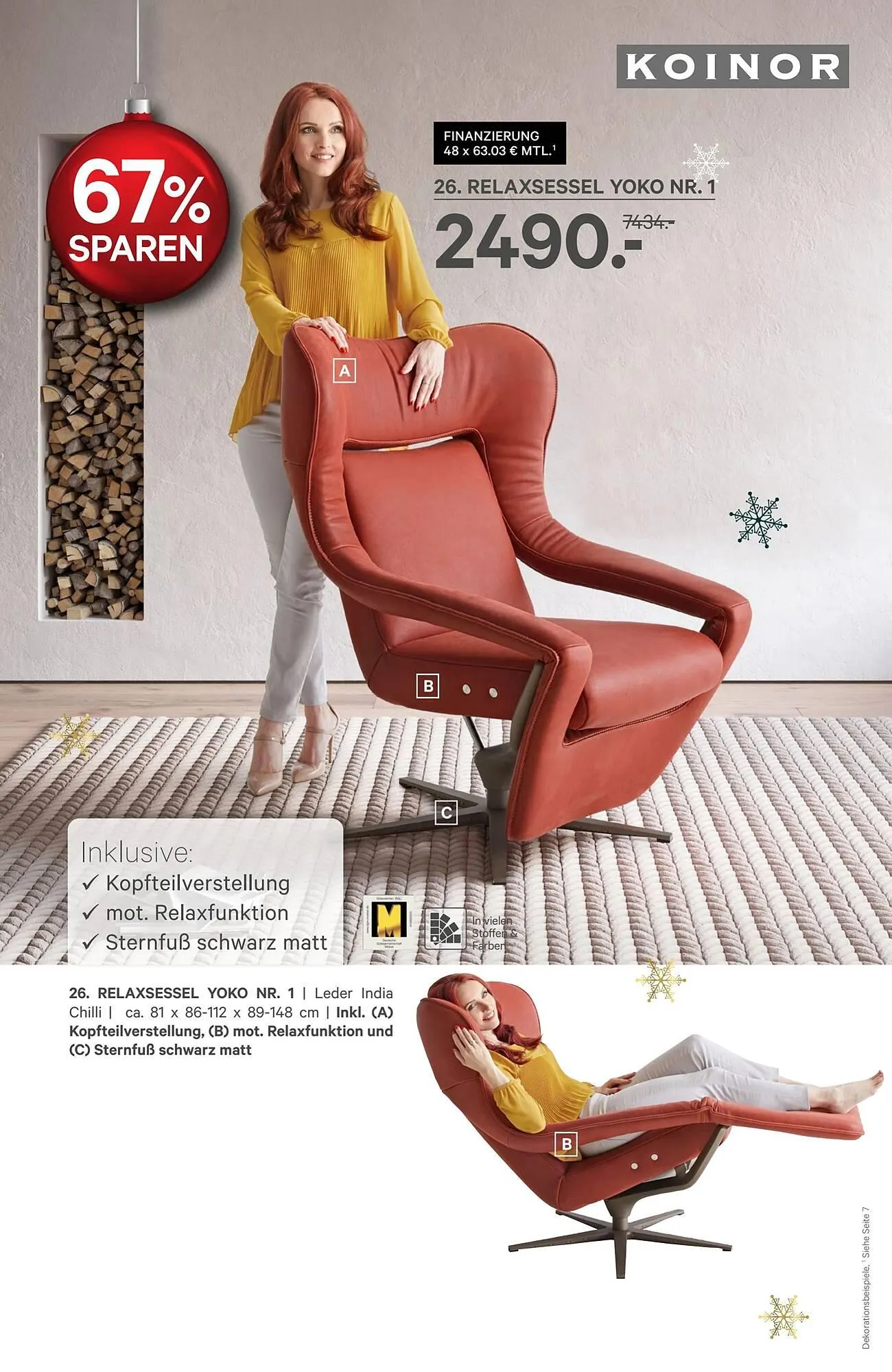 Kabs Polsterwelt Prospekt von 2. Dezember bis 19. Dezember 2025 - Prospekt seite 24