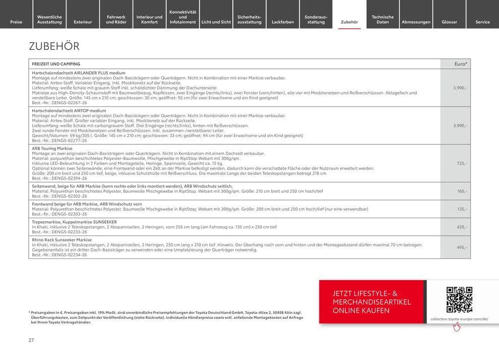 Toyota RAV4 von 1. Mai bis 1. Mai 2025 - Prospekt seite 27