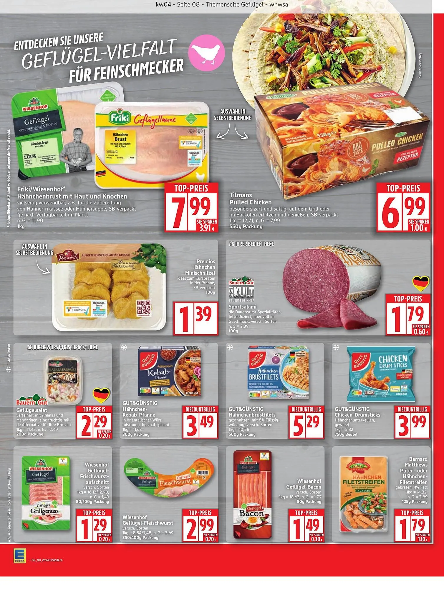Edeka Prospekt von 19. Januar bis 24. Januar 2026 - Prospekt seite 8