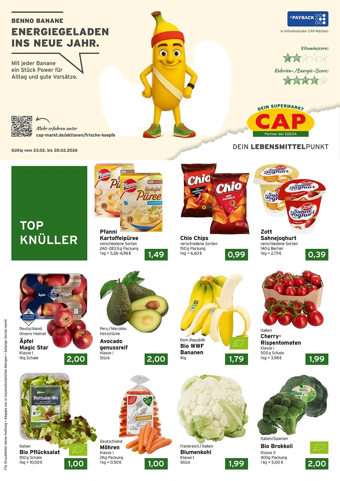 CAP Markt Prospekt von 23. Februar bis 28. Februar 2026 - Prospekt seite 1