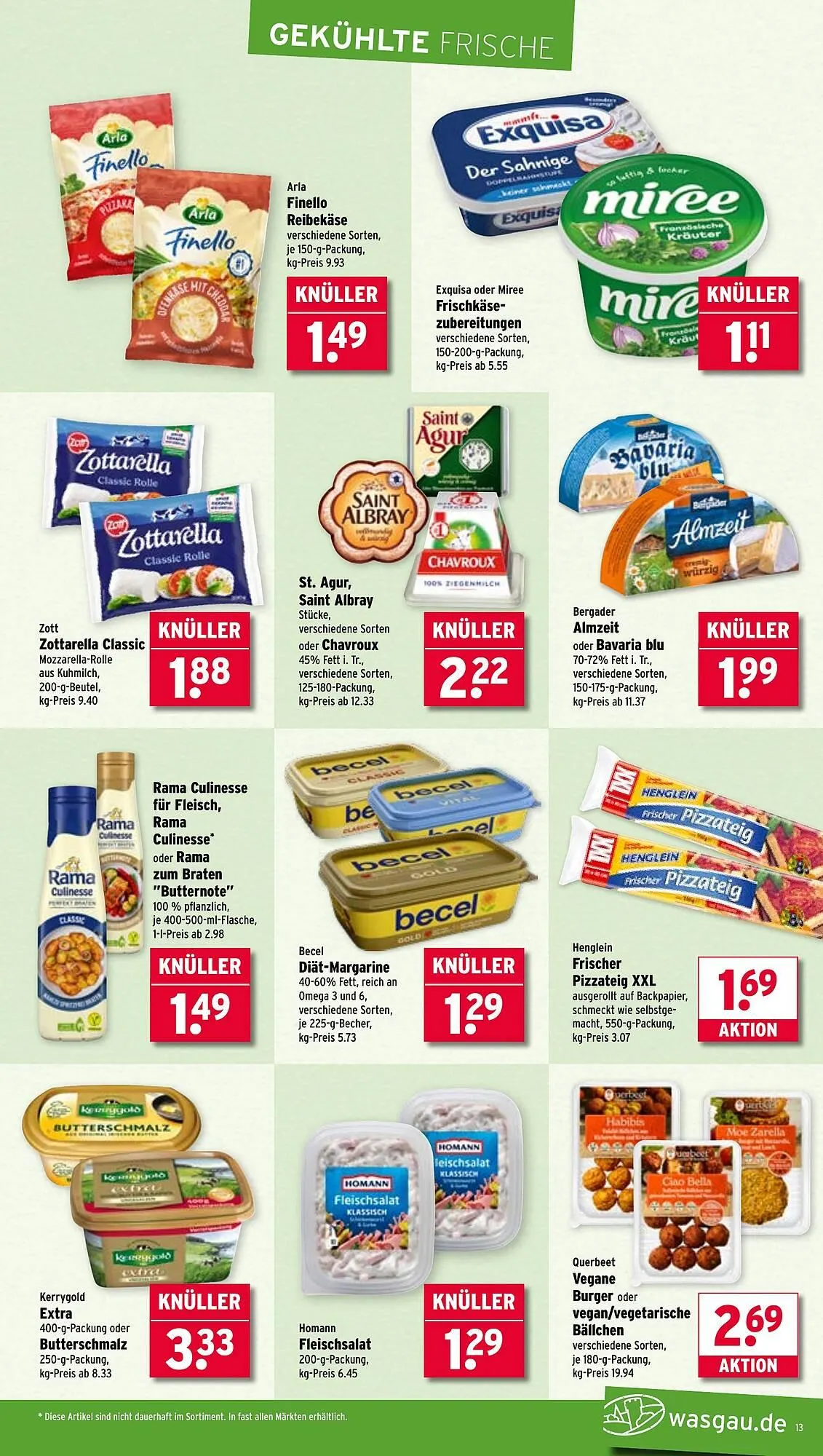 Wasgau Prospekt von 21. Juli bis 26. Juli 2025 - Prospekt seite 13