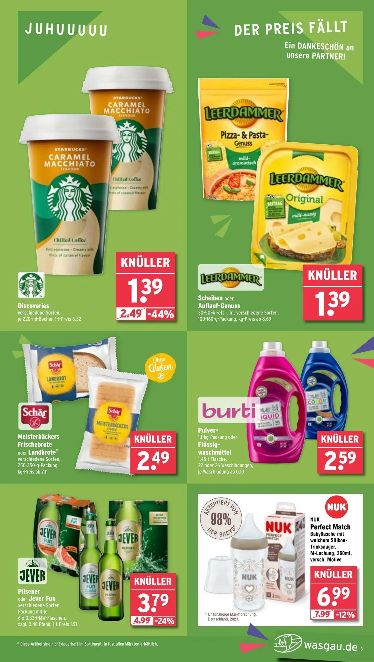 WASGAU Aktueller Prospekt von 7. September bis 21. September 2025 - Prospekt seite 3