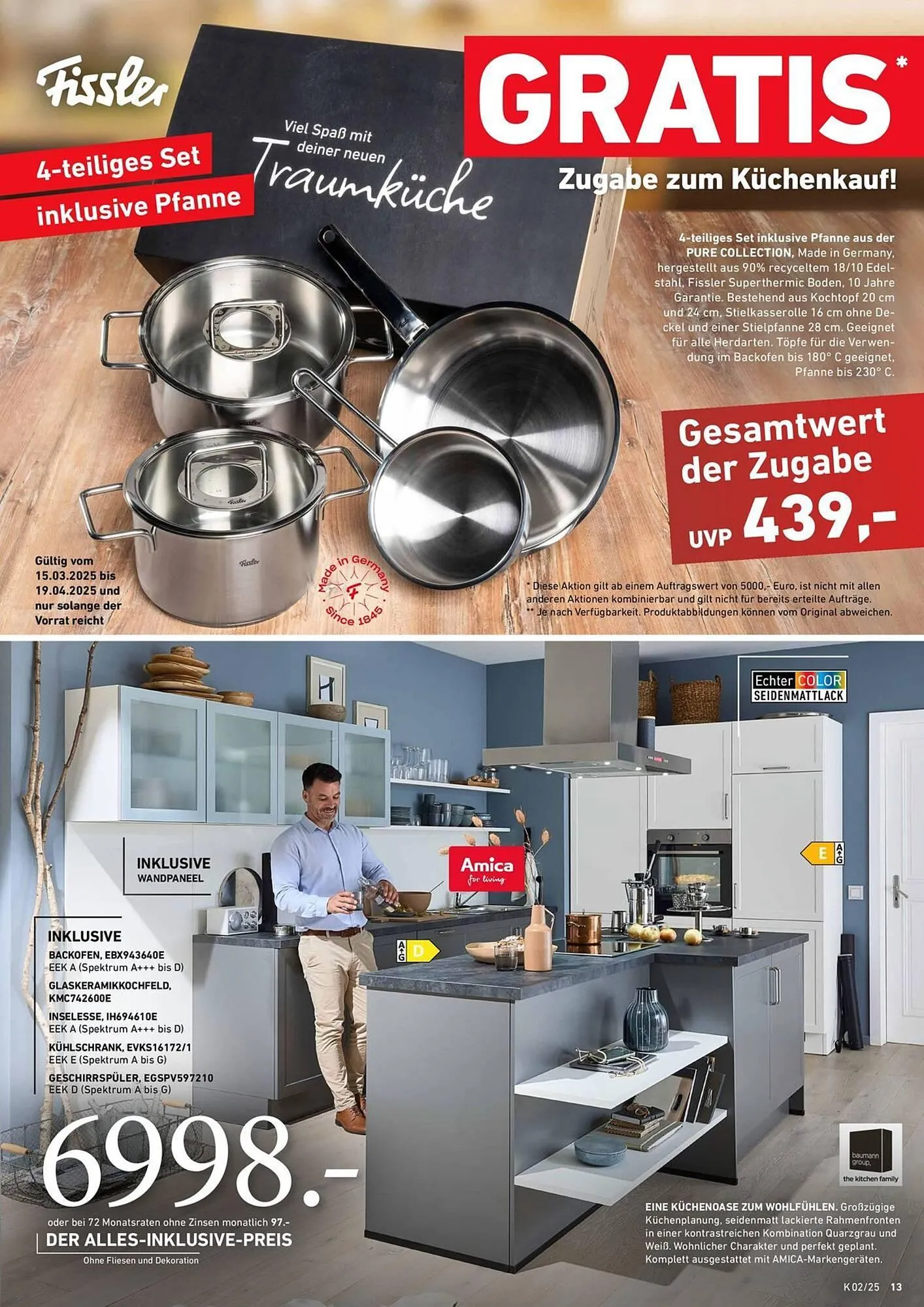 Küchen Aktuell Prospekt von 15. April bis 21. April 2025 - Prospekt seite 13