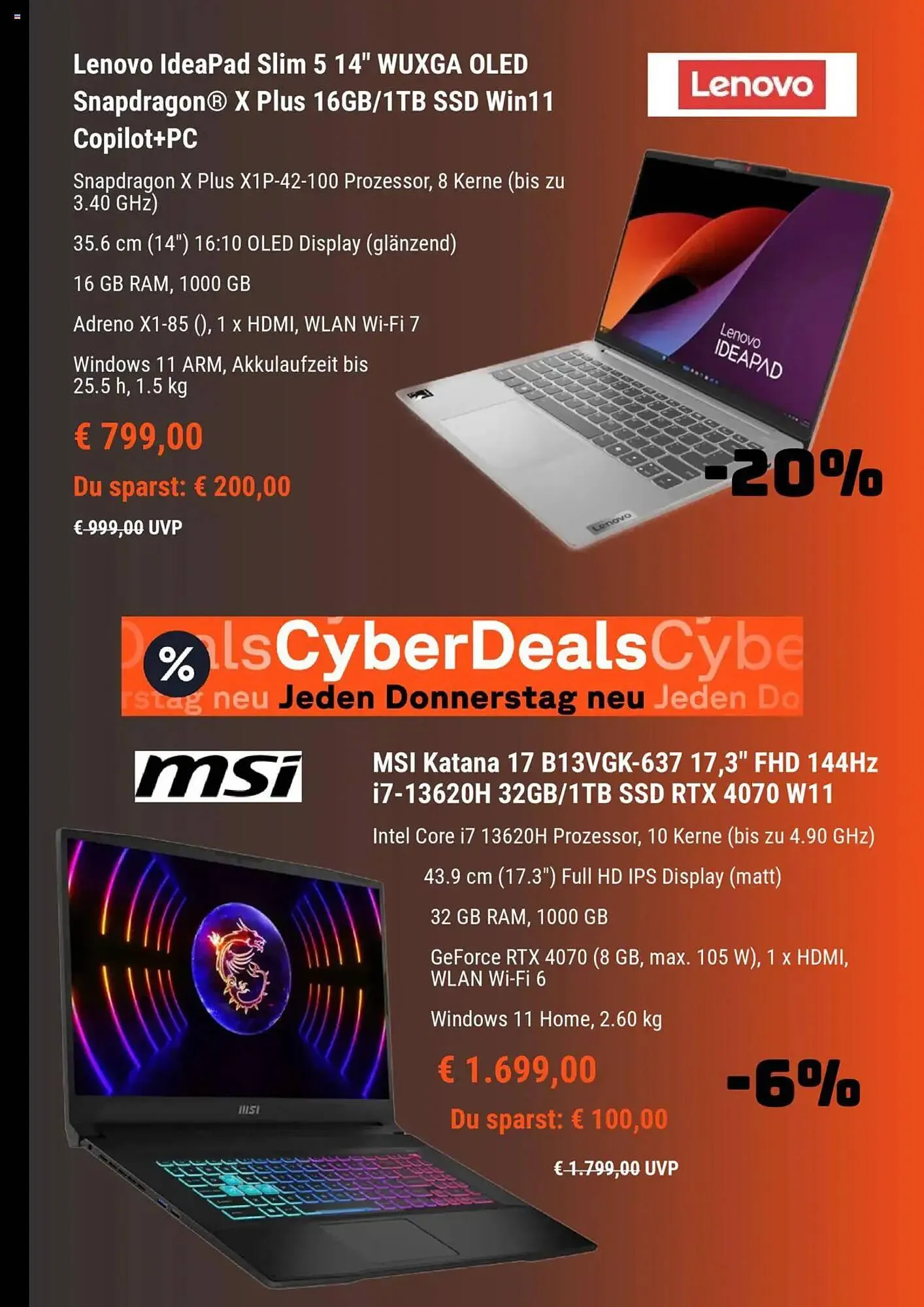 Cyberport Prospekt von 1. Mai bis 7. Mai 2025 - Prospekt seite 5