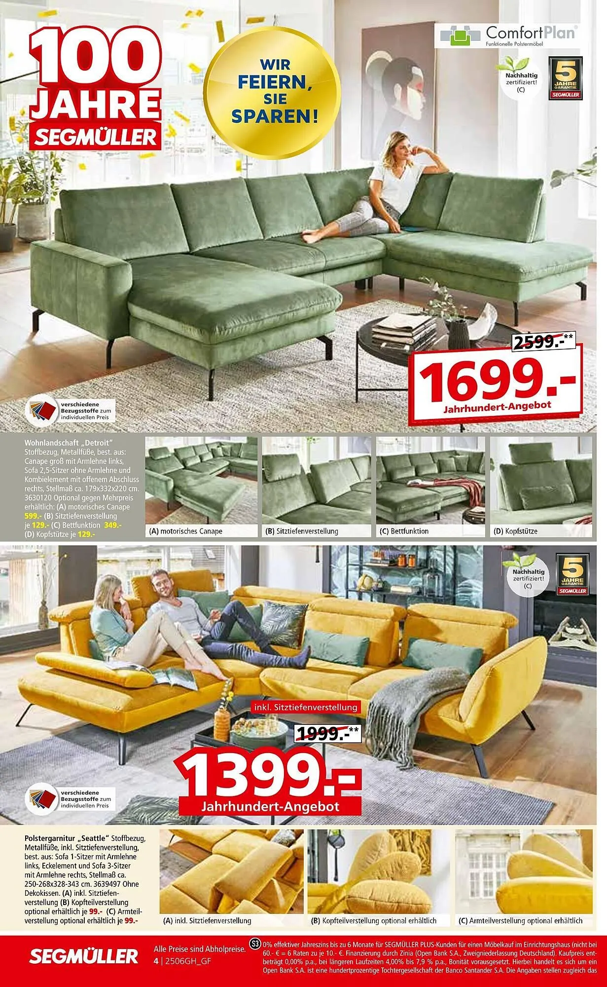 Segmüller Prospekt von 7. Juni bis 28. Juni 2025 - Prospekt seite 4