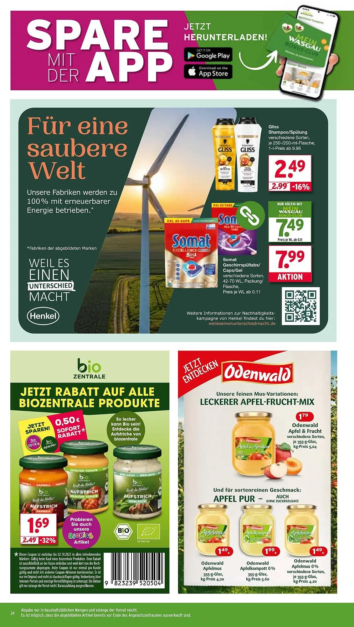 Wasgau Prospekt von 11. August bis 16. August 2025 - Prospekt seite 24